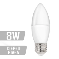 RUM-LUX | LED ŚWIECOWA E27 230V 8W WW | led_swiecowa_e27_230v_8w_ww_[f001].jpg